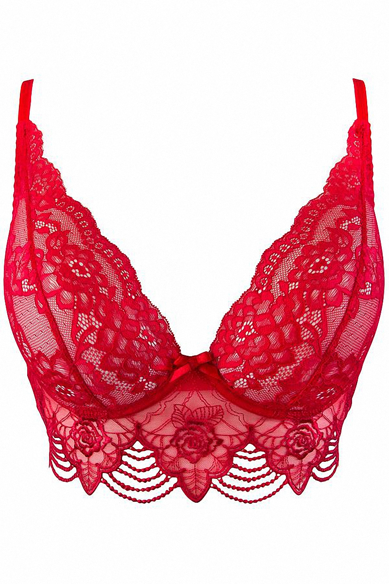 photo2_80Soutien-gorge bustier rouge V-9691