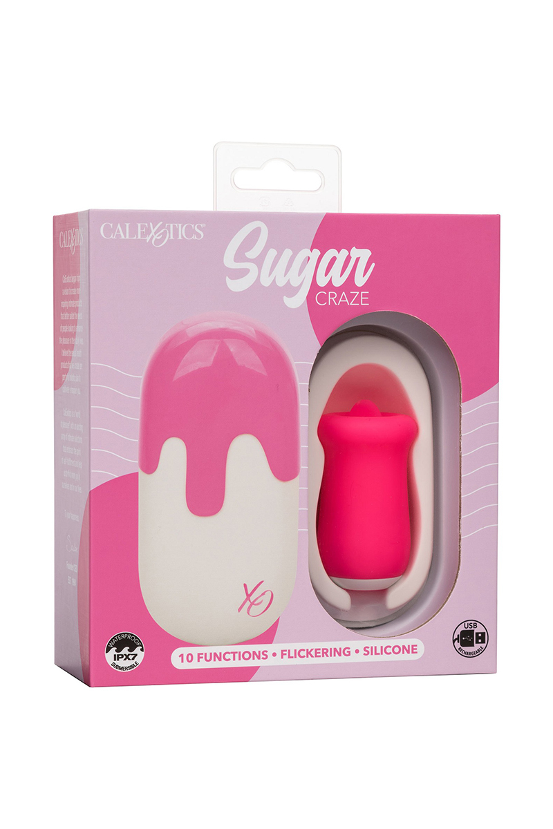 boite emballage sextoy effet sexe oral, Vibromasseur cunnilingus Sugar Craze novelties