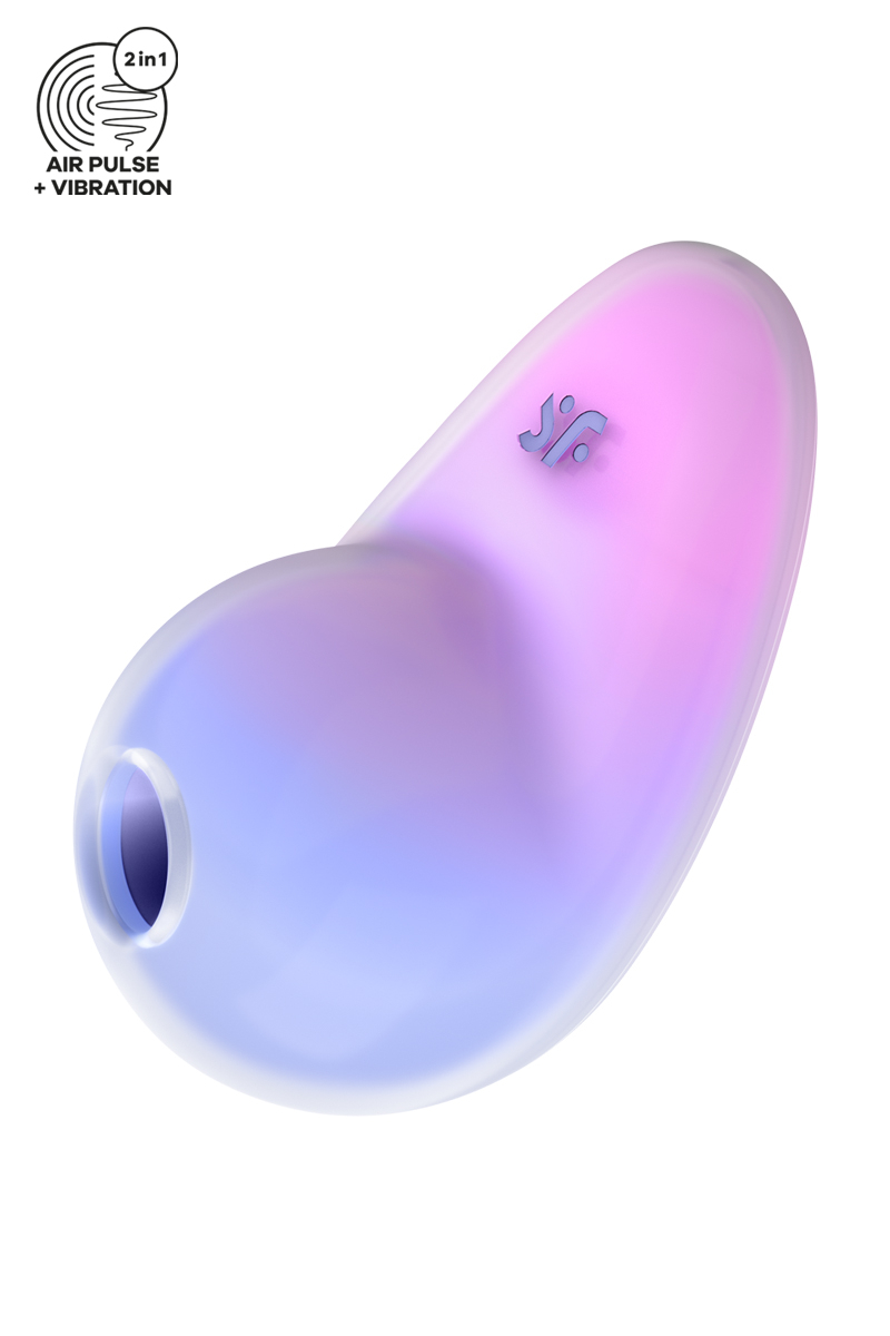 Stimulateur clitoridien Pixie Dust rose et violet - Satisfyer