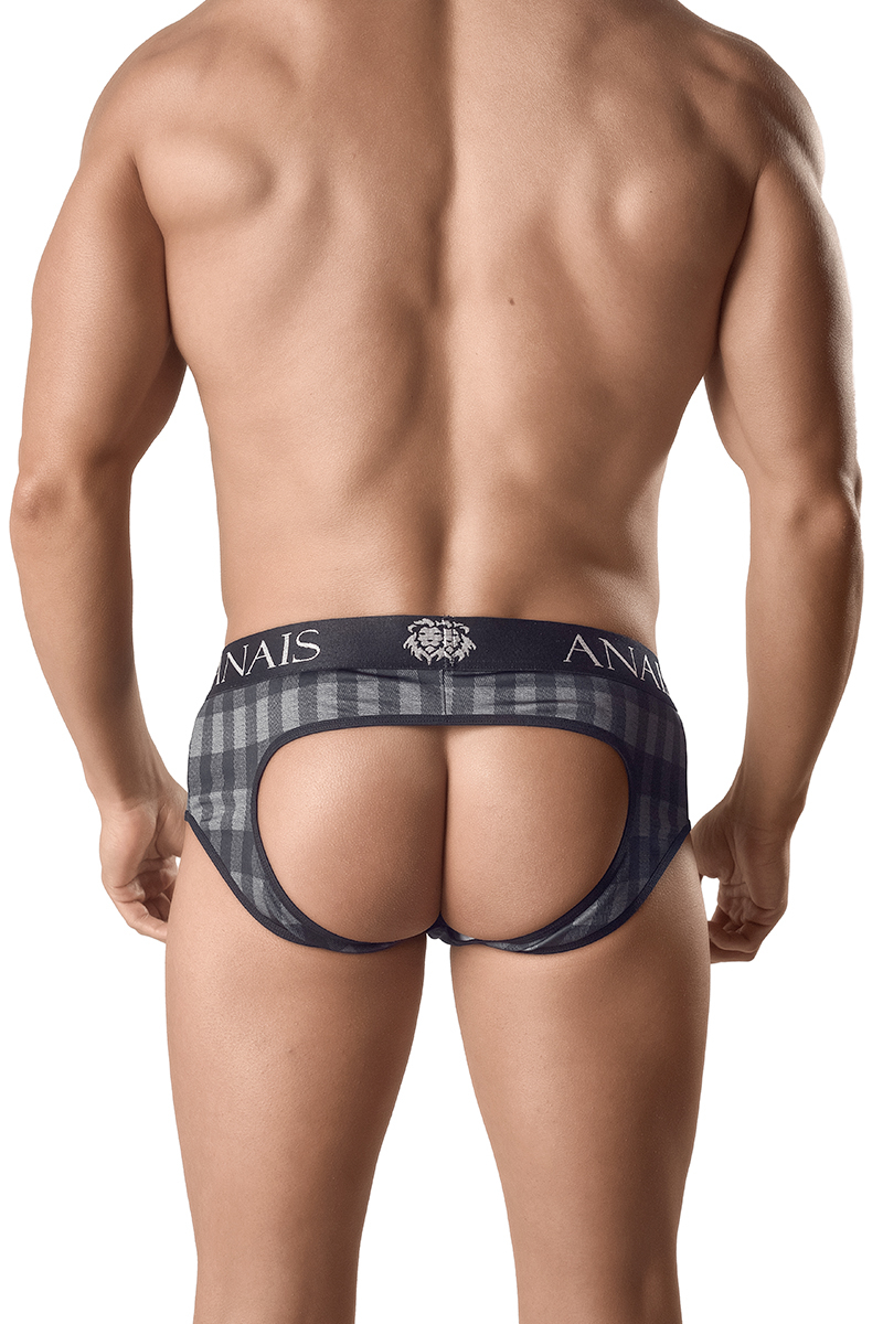 Shorty ouvert Aegis style jockstrap ouvert sur les fesses