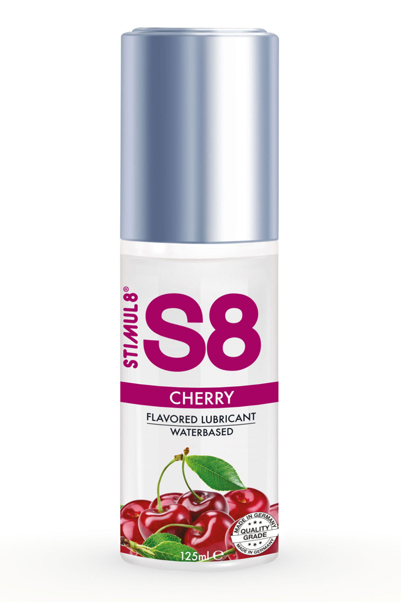 Lubrifiant cerise comestible flacon 125ml