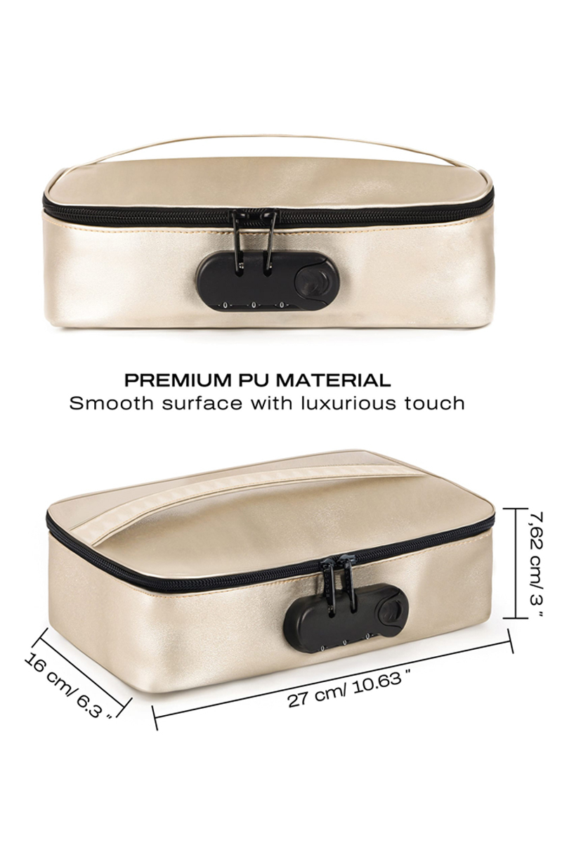 Discreet-Box-Dorcel-Luxury-Gold-ouverte, ooh my god, pochette rangement dimension