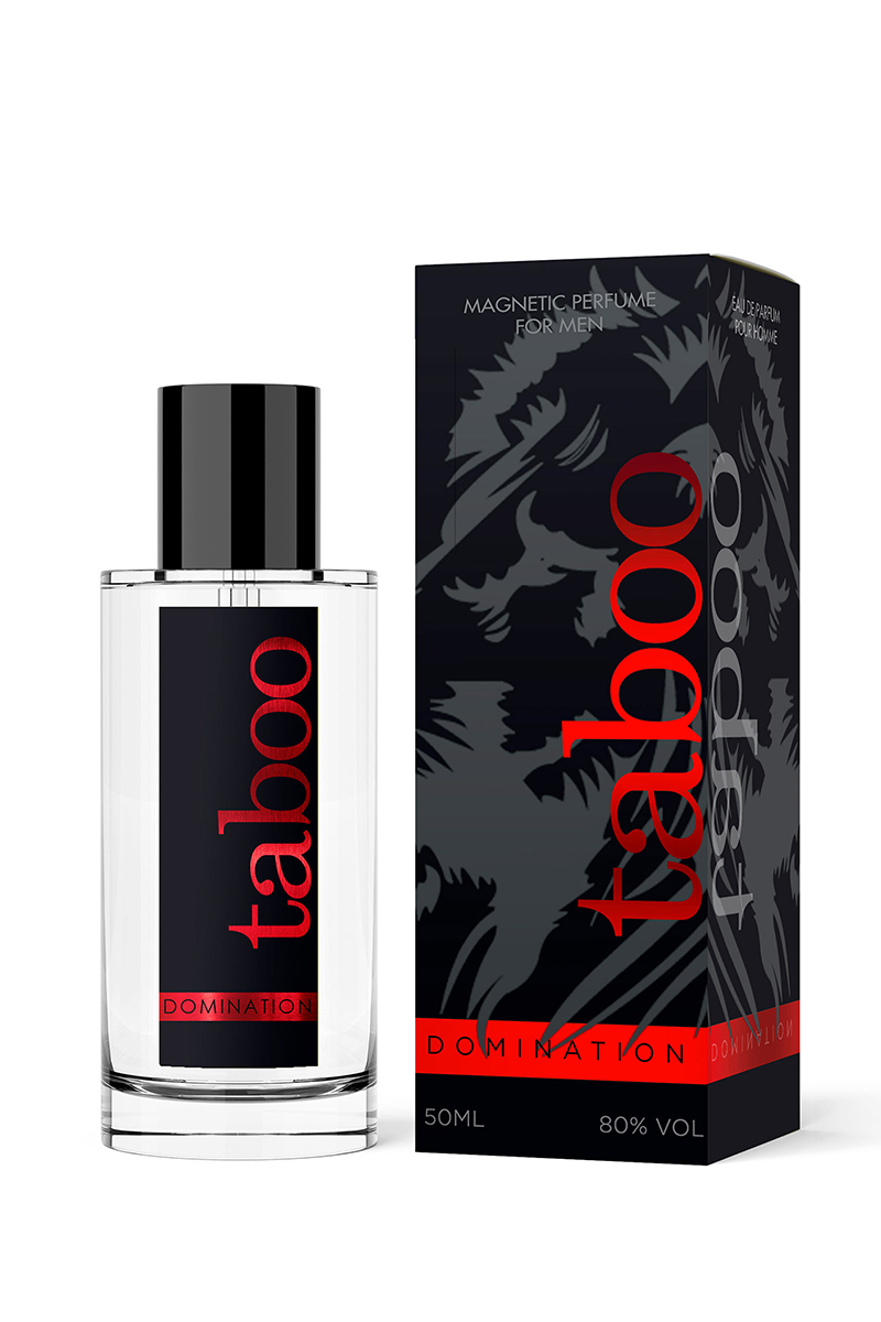 ooh-my-god-taboo-domination-ruf-packaging-50ml Description : Gros plan sur le flacon 50 ml, soulignant sa praticité et sa finition élégante.