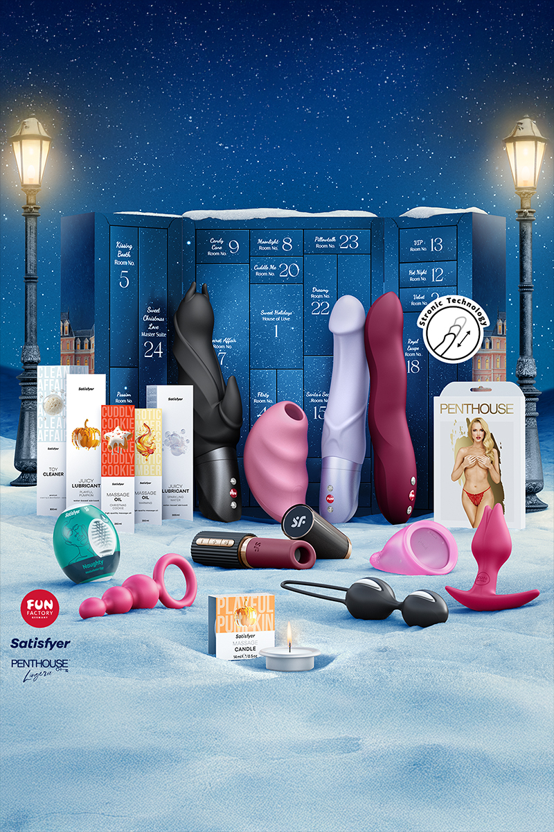Coffret coquin Noël Satisfyer Ooh My God – sextoys et accessoires érotiques  Calendrier sexy 2025 Satisfyer Ooh My God – produits Fun Factory et Penthouse