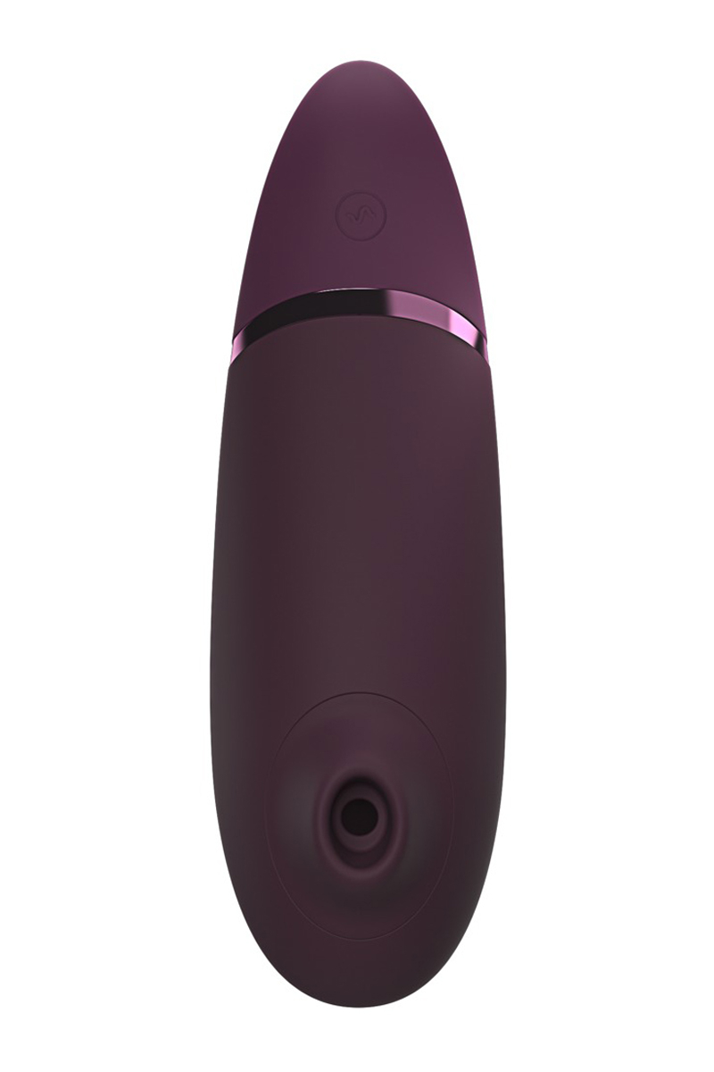 Stimulateur clitoridien Womanizer Next violet waterproof utilisable sous la douche vu de face - Ooh My God