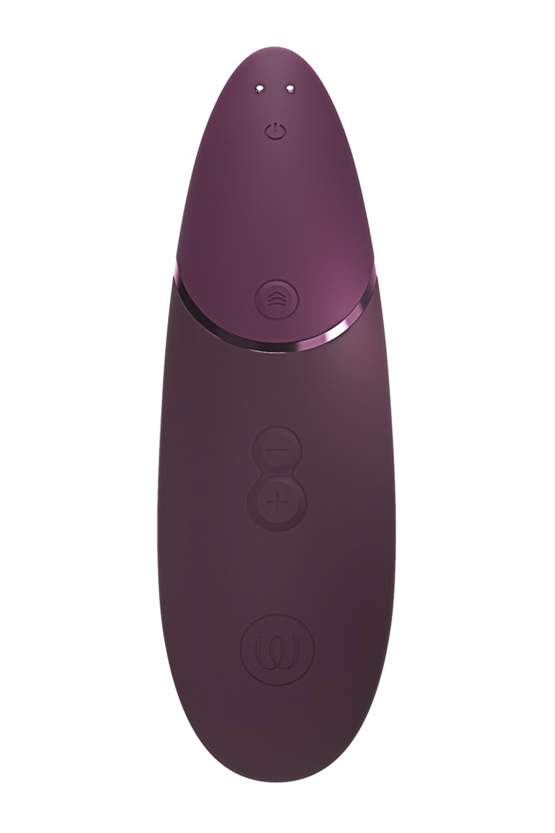 Stimulateur clitoridien Womanizer Next violet premium avec technologie Pleasure Air 3D vu de dos - Ooh My God