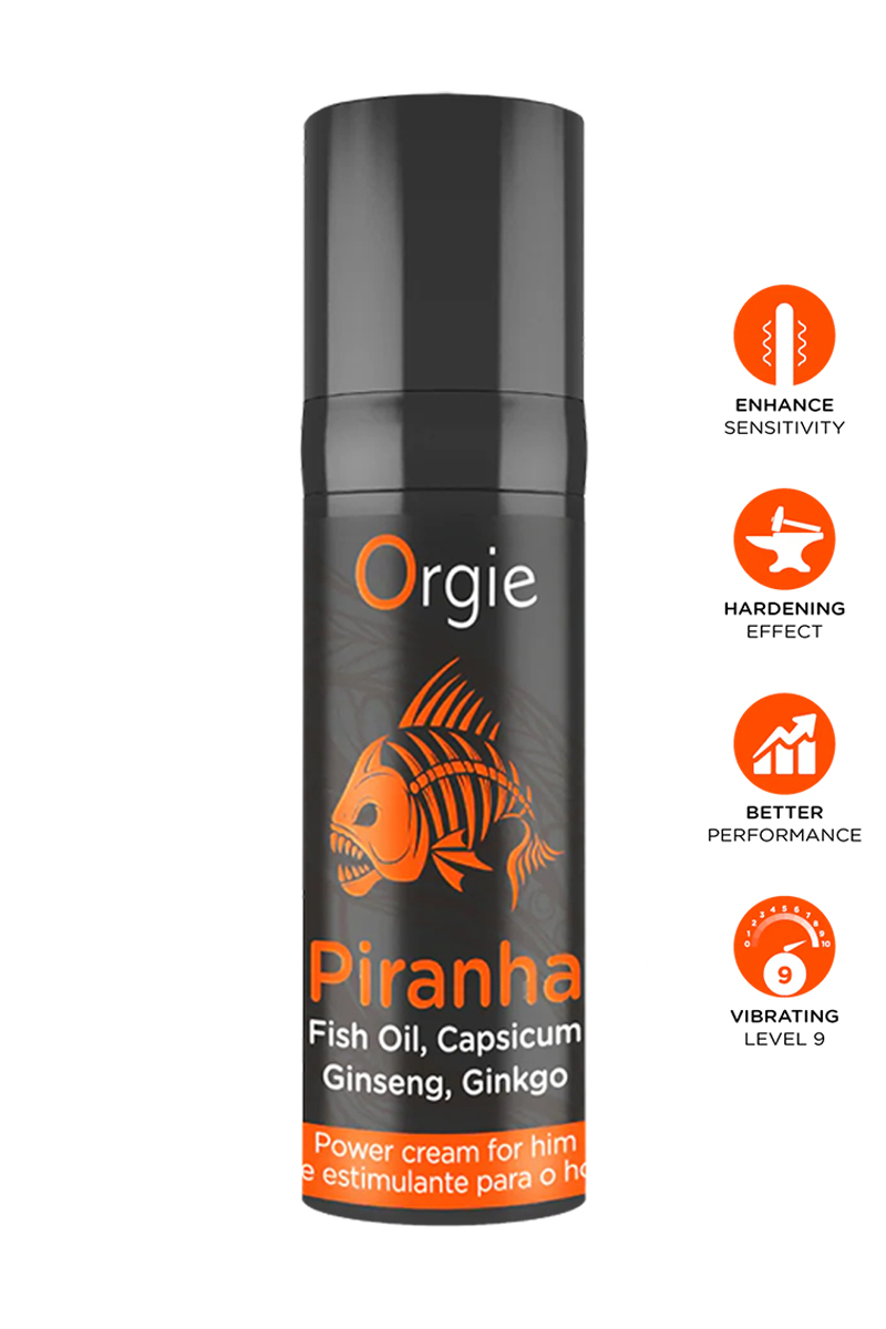 Piranha Power Cream Orgie niveau vibrant 9 sur 10, Ooh My God