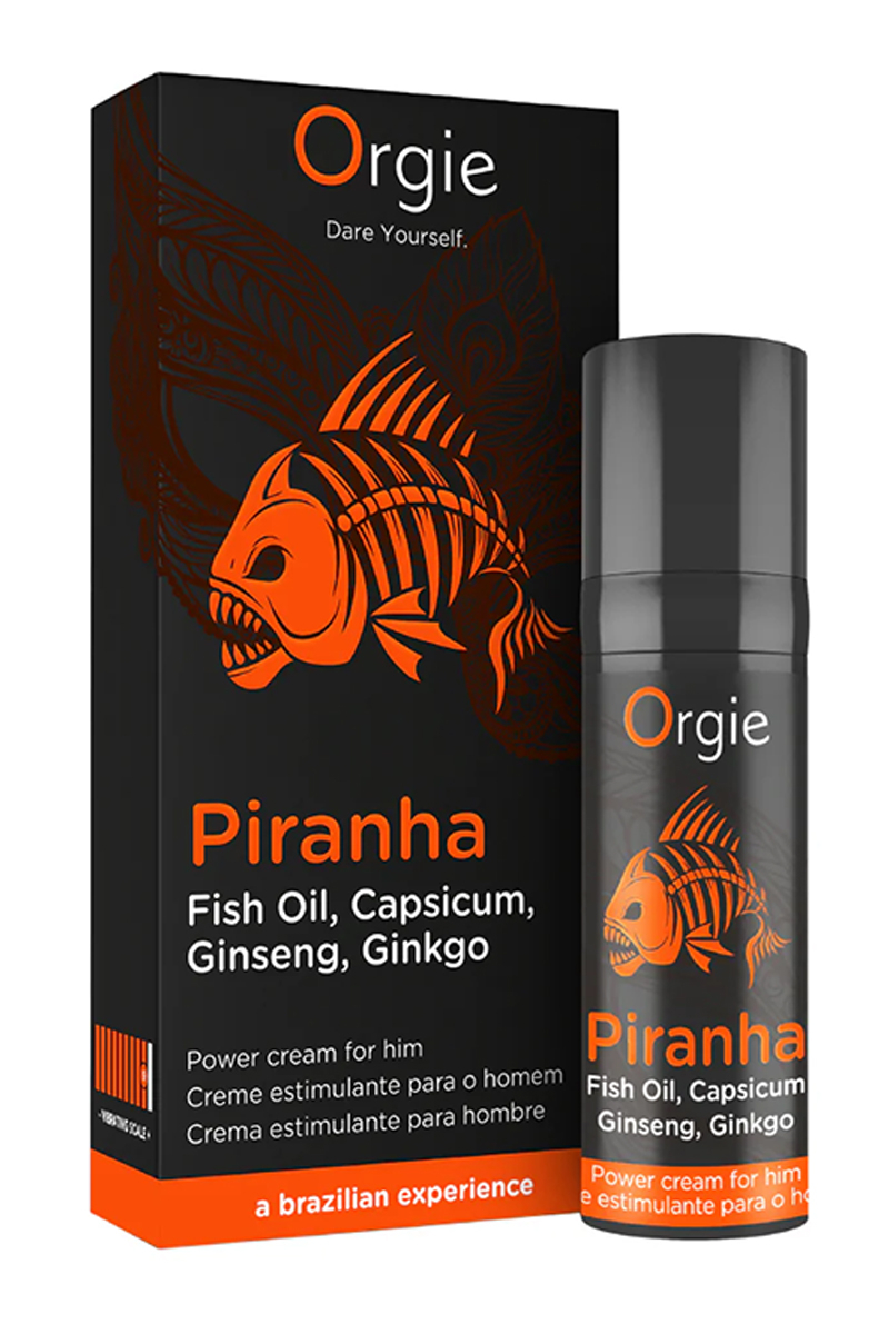 Crème stimulante Piranha Power Cream Orgie pour pénis, Ooh My God