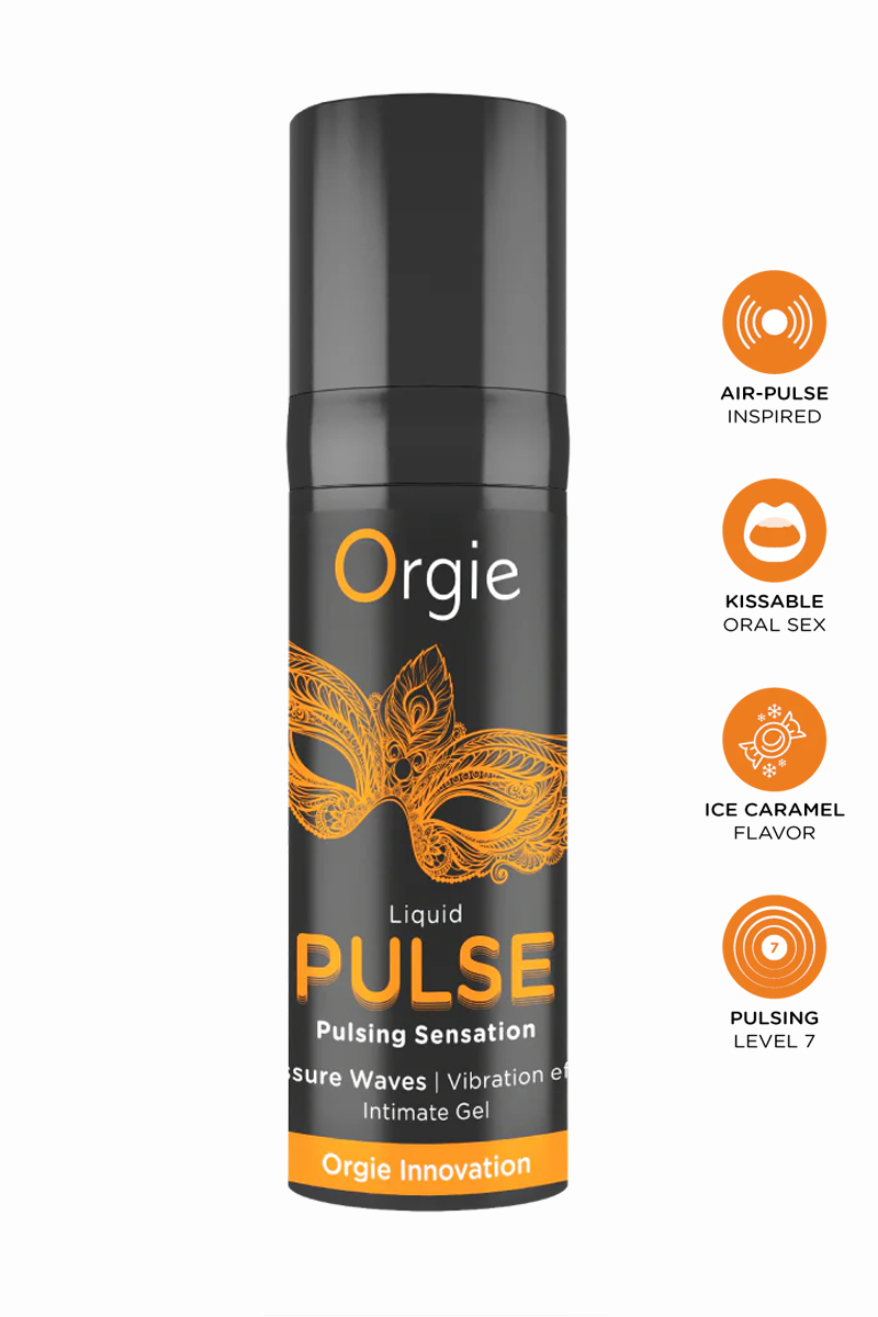 Liquid Pulse Orgie gel embrassable pour jeux de bouche et préliminaires, Ooh My God