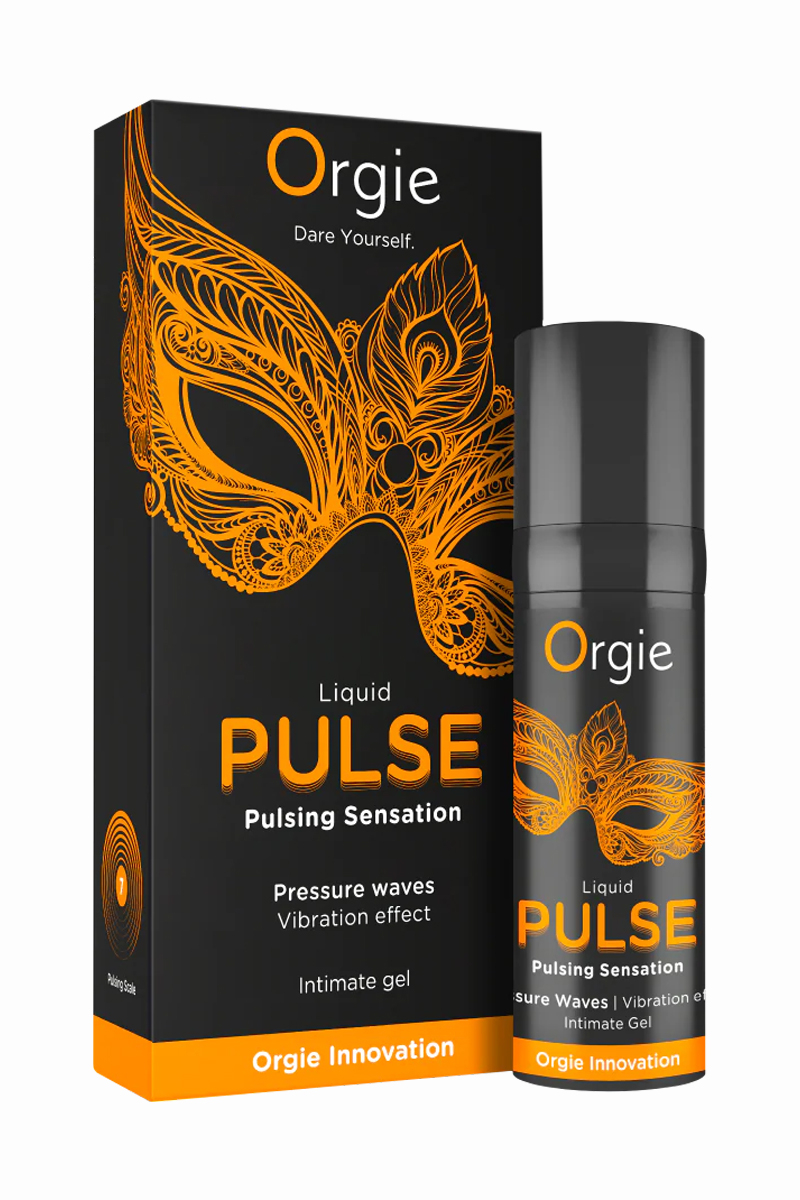 Gel stimulant embrassable Liquid Pulse Orgie Ice Caramel, Ooh My God