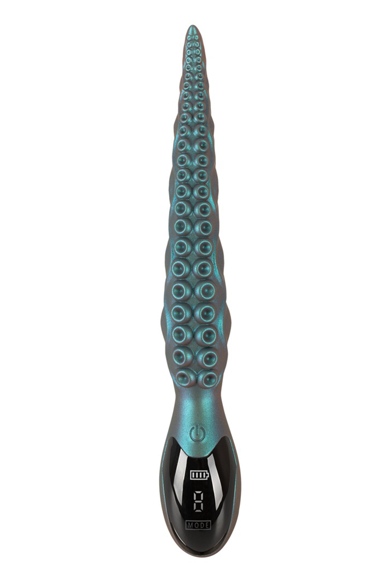 Vibromasseur tentacule Octo Vibes Beasty Cocks turquoise, vue de face