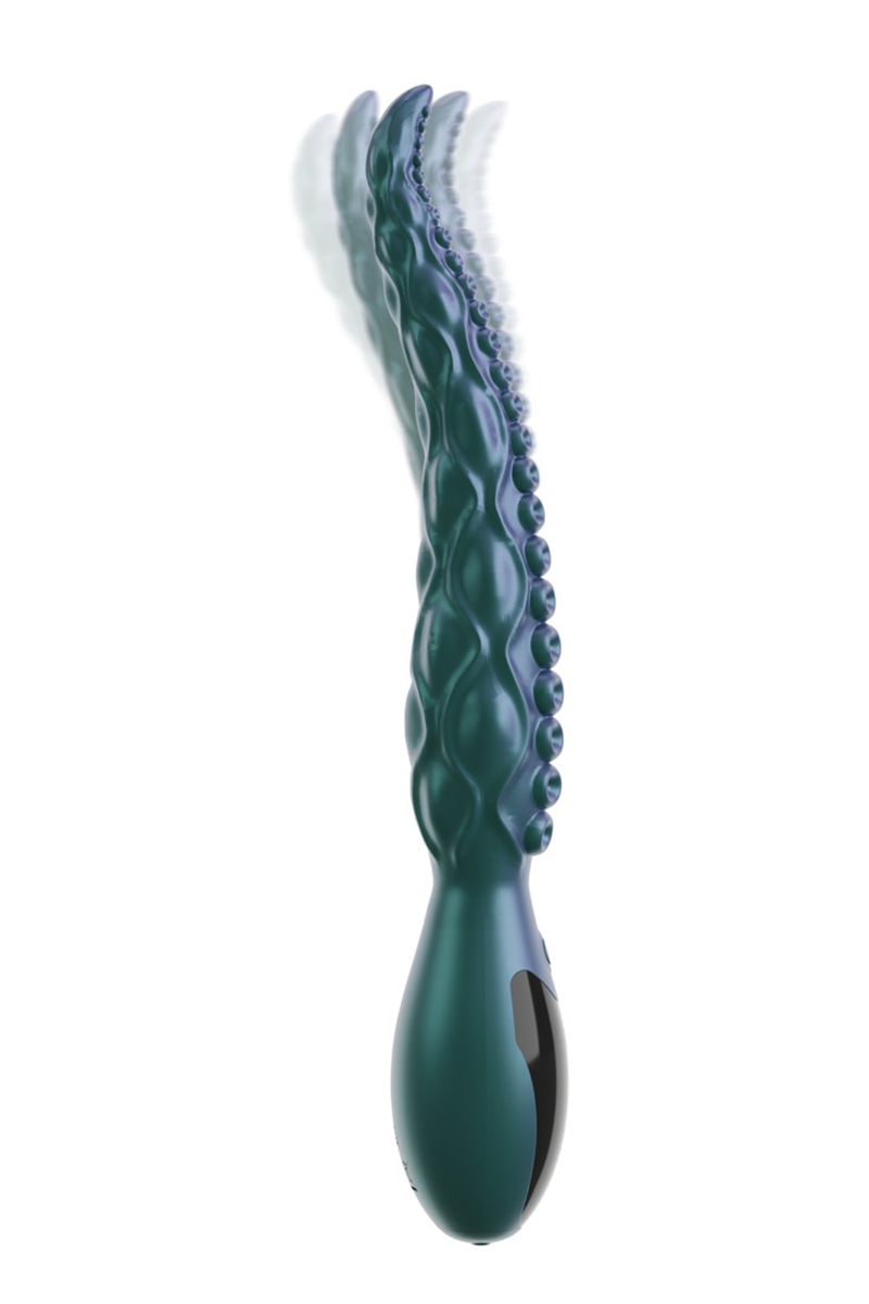 Profil courbé du vibromasseur tentacule Octo Vibes