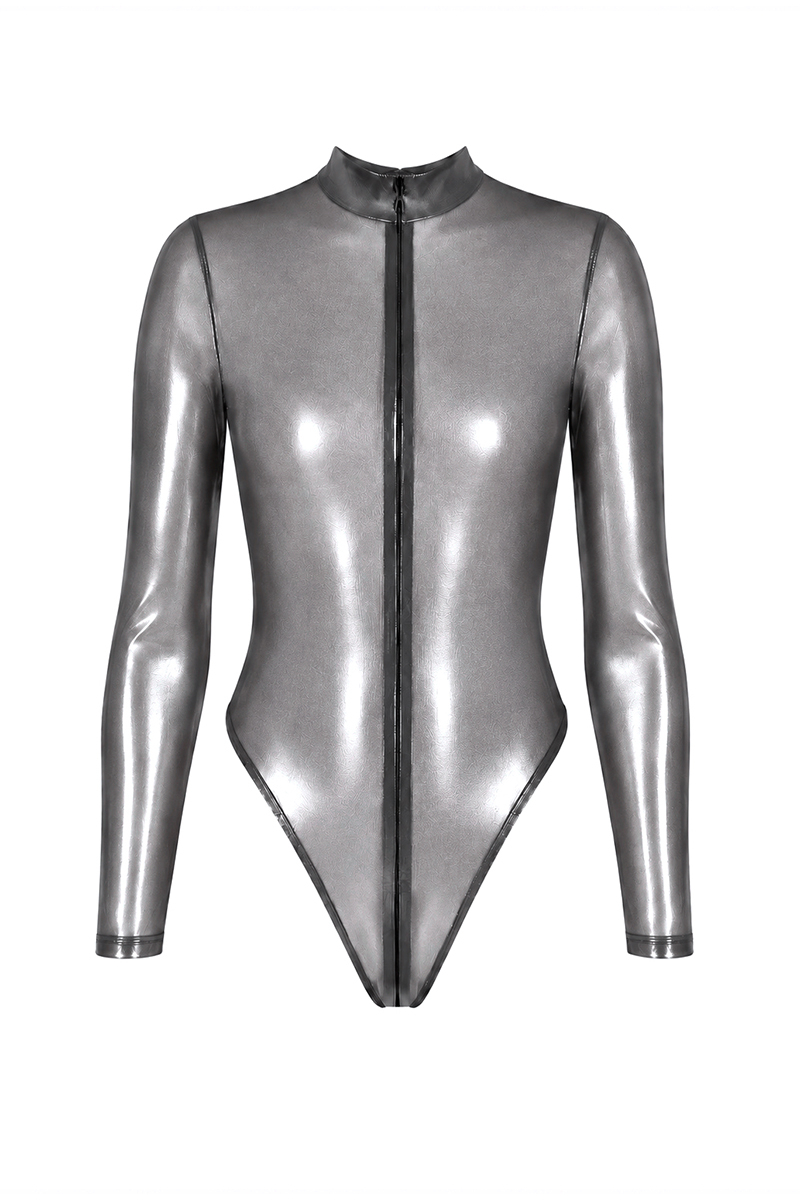 Ooh My God - Body 3 zips Moondust F430 Noir Handmade, photo 4