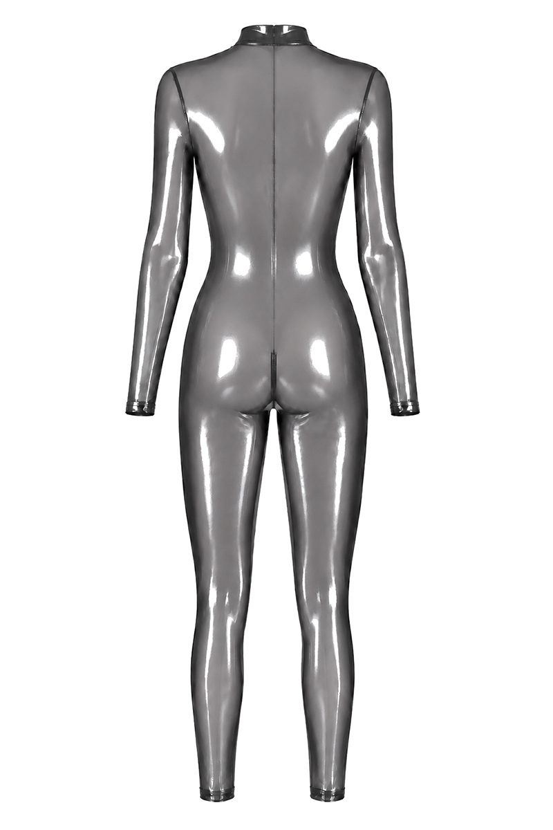 Ooh My God - Combinaison 3 zips Moondust F429 Noir Handmade, photo 5