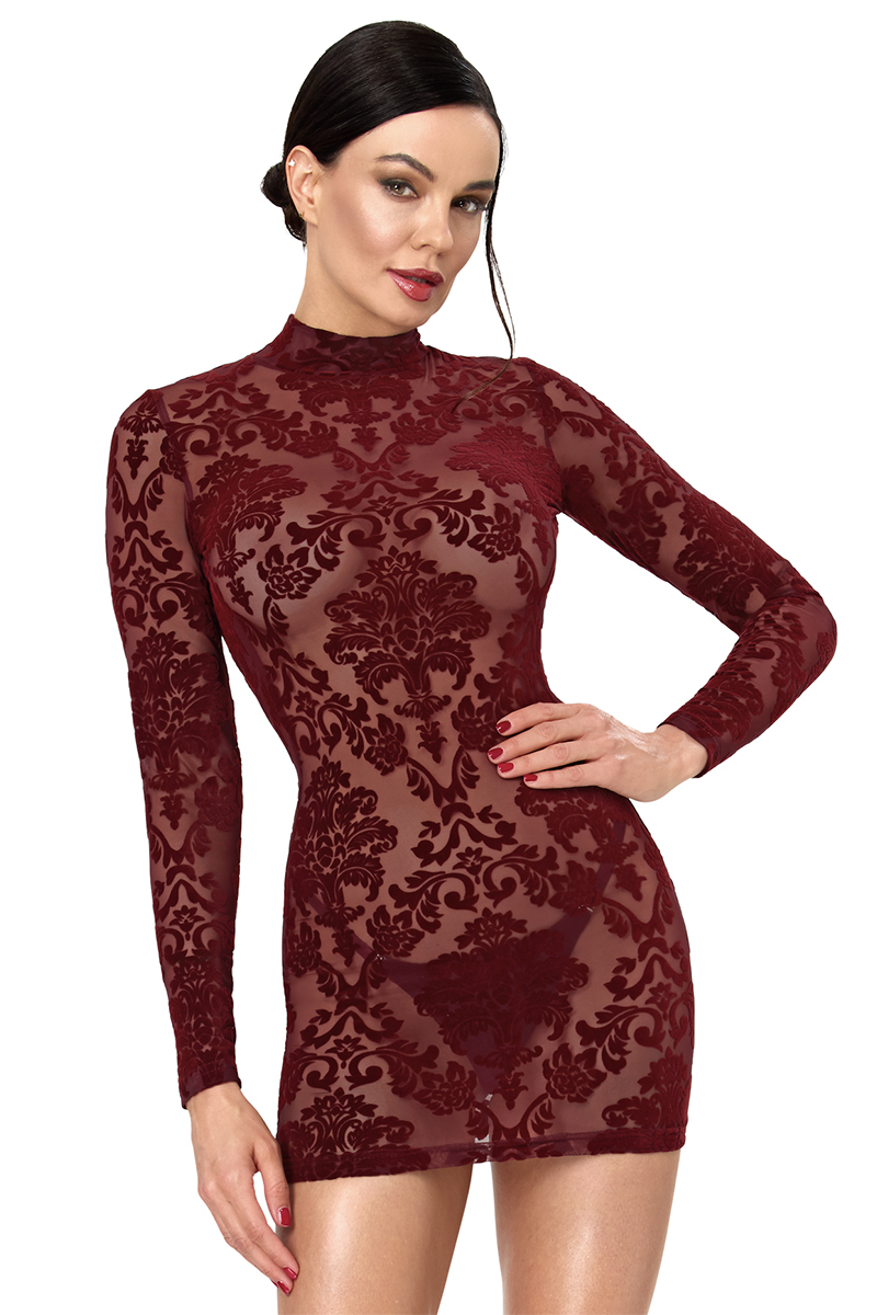 Ooh My God - Mini robe Masquerade F423 Noir Handmade, photo 1