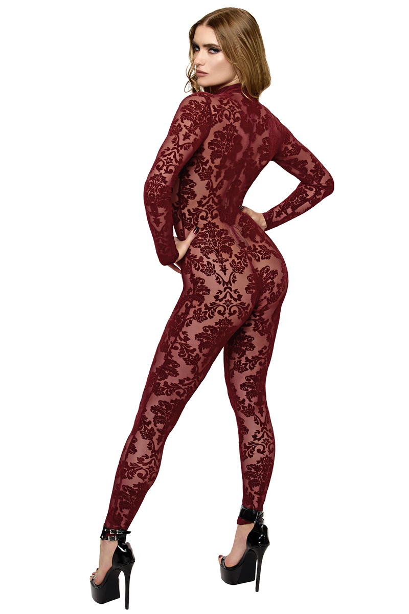 Ooh My God - Combinaison 3 zips Masquerade F421 Noir Handmade, photo 2