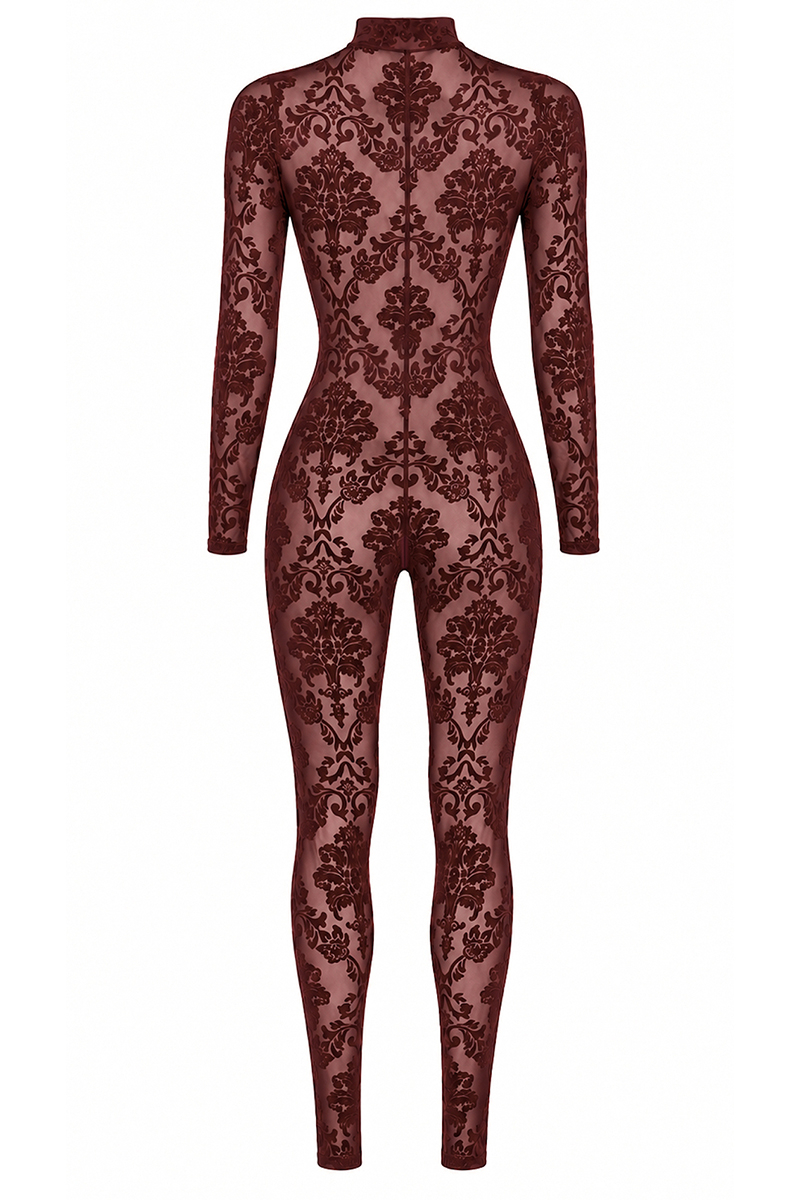 Ooh My God - Combinaison 3 zips Masquerade F421 Noir Handmade, photo 5