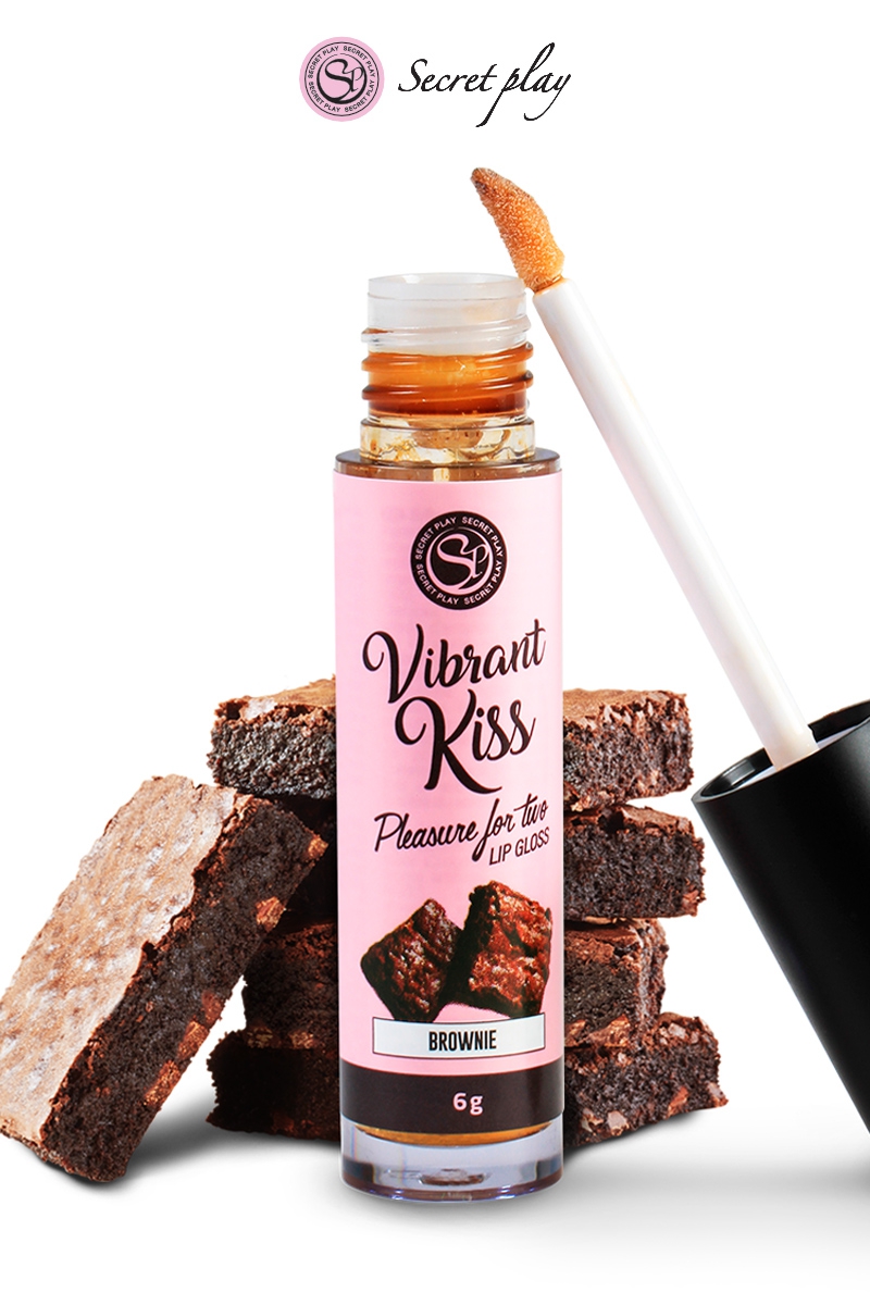 Gloss Vibrant Kiss Secret Play saveur brownie chocolat