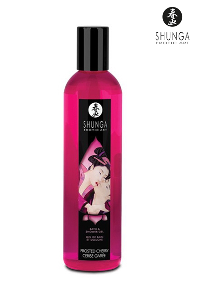 Gel douche embrassable parfum cerise - Shunga