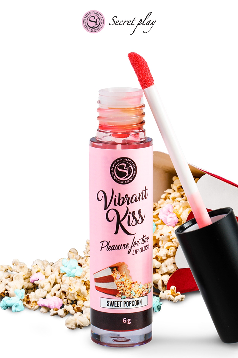 Gloss Vibrant Kiss Secret Play saveur popcorn