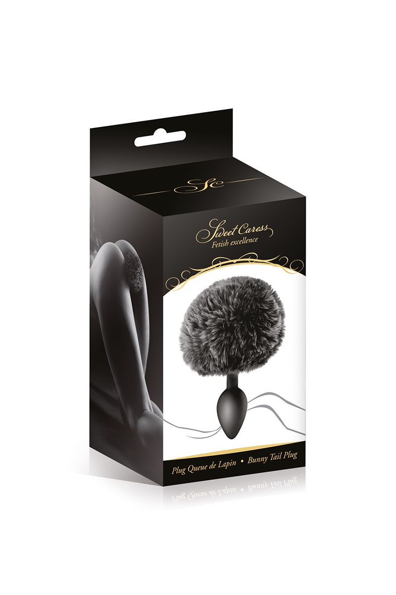 plug anal lapin Black Rabbit Tail Anal Plug main image 0