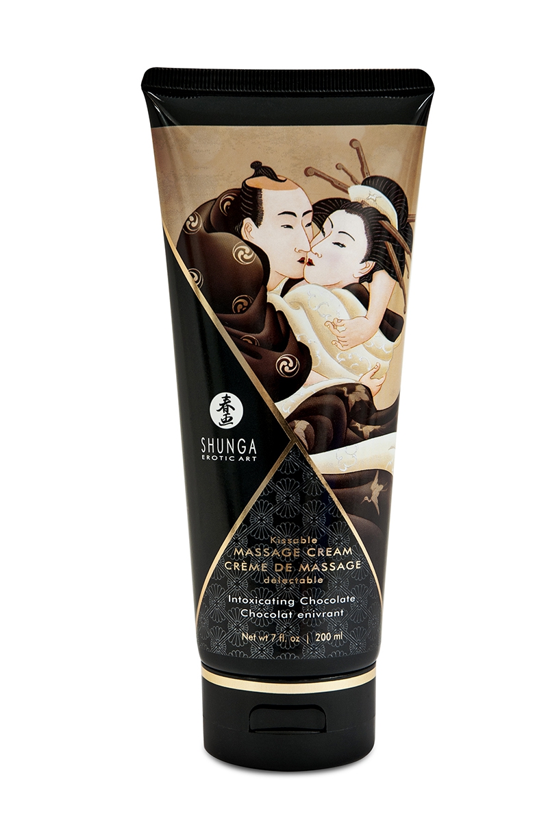 Crème de massage délectable chocolat -  Shunga