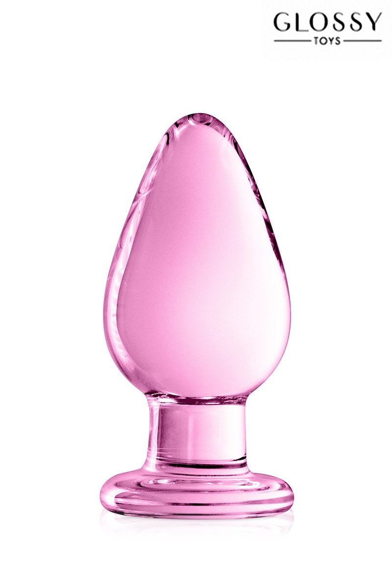 Plug anal en verre Pink n°25 Glossy Toys