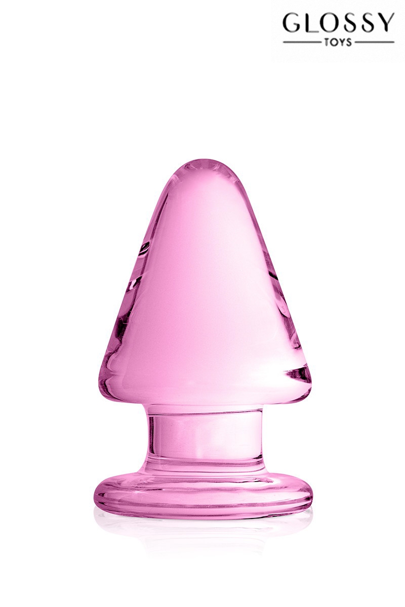 Plug anal en verre Pink n°23 Glossy Toys