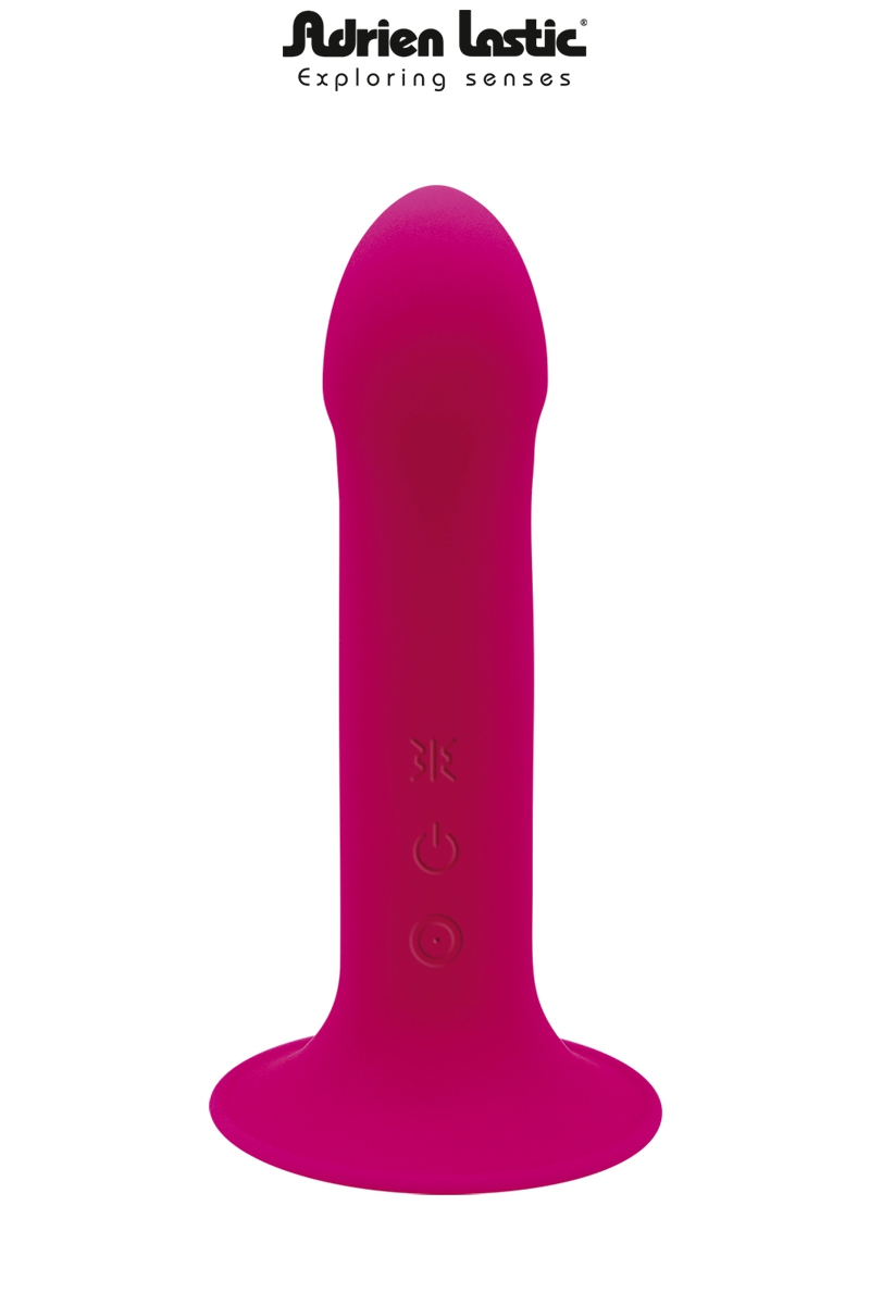 Vibromasseur double densité Hitsens 2 de chez Adrien lastic, couleur rose, matière silicone et silexpan - oohmygod