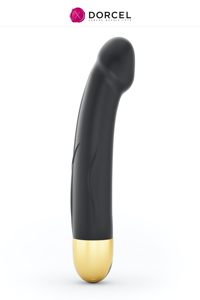 vibromasseur-noir-et-or-dorcel-taille-m