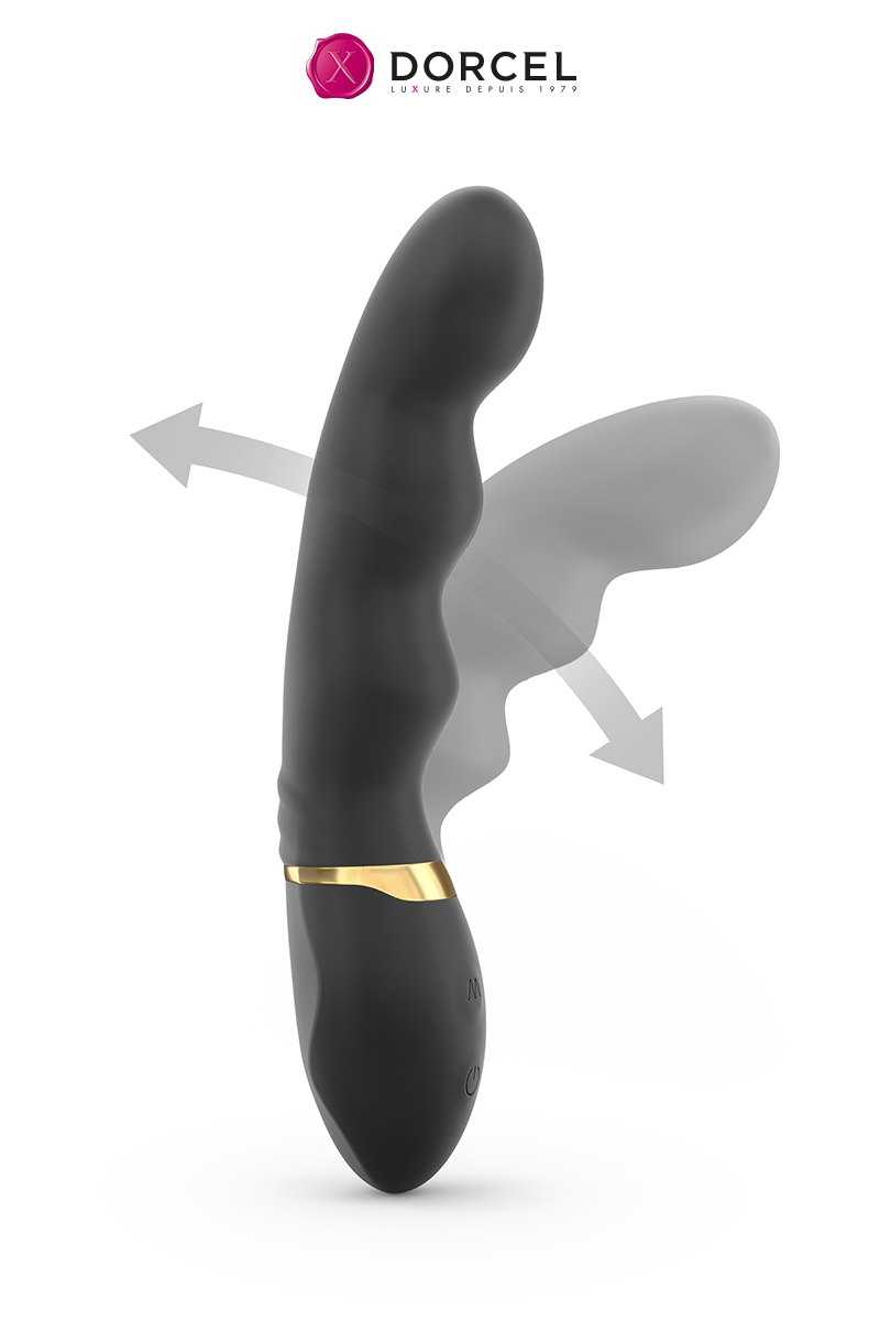 vibromasseur-noir-et-or-silicone-dorcel