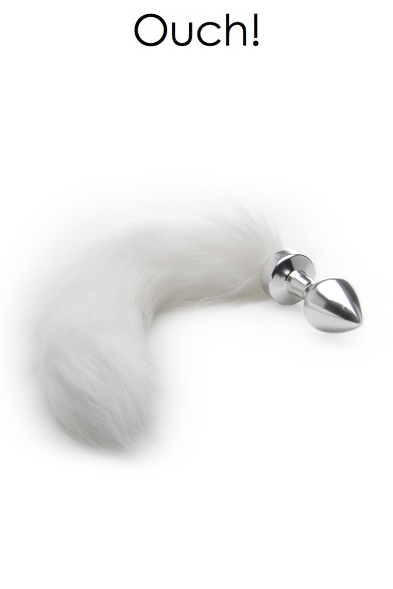 Plug anal queue de renard blanche - Ouch!
