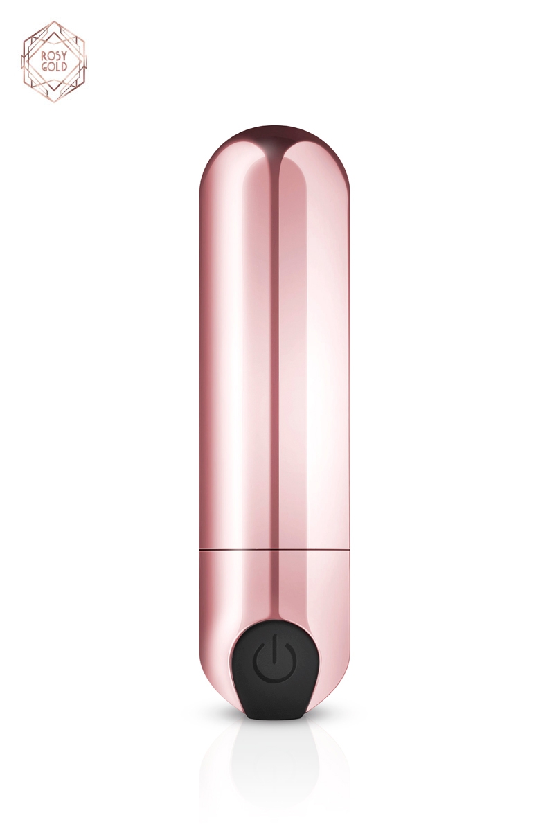 Stimulateur de poche Rosy Gold, 10 vitesses de vibration pour le clitoris - oohmygod