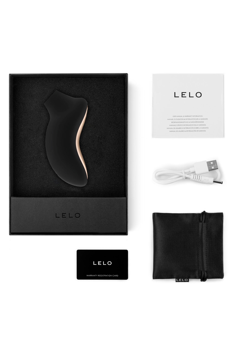 Boites et accessoires fournis avec le stimulateur clitoridien Sona 2 Cruise de chez Lelo - oohmygod