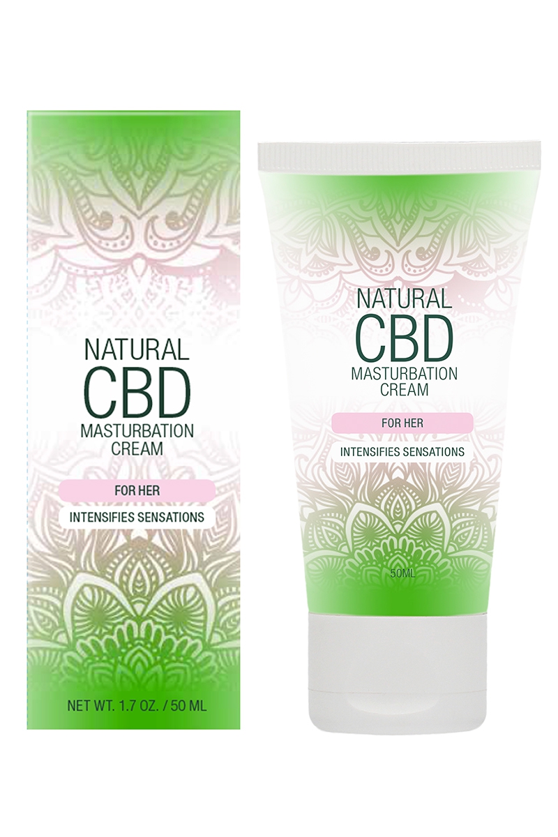 Crème de masturbation Natural CBD pour femme, fabriqué à base d'eau, d'ingrédients naturels et de CBD, pour intensifier les sensations et le plaisir - oohmygod