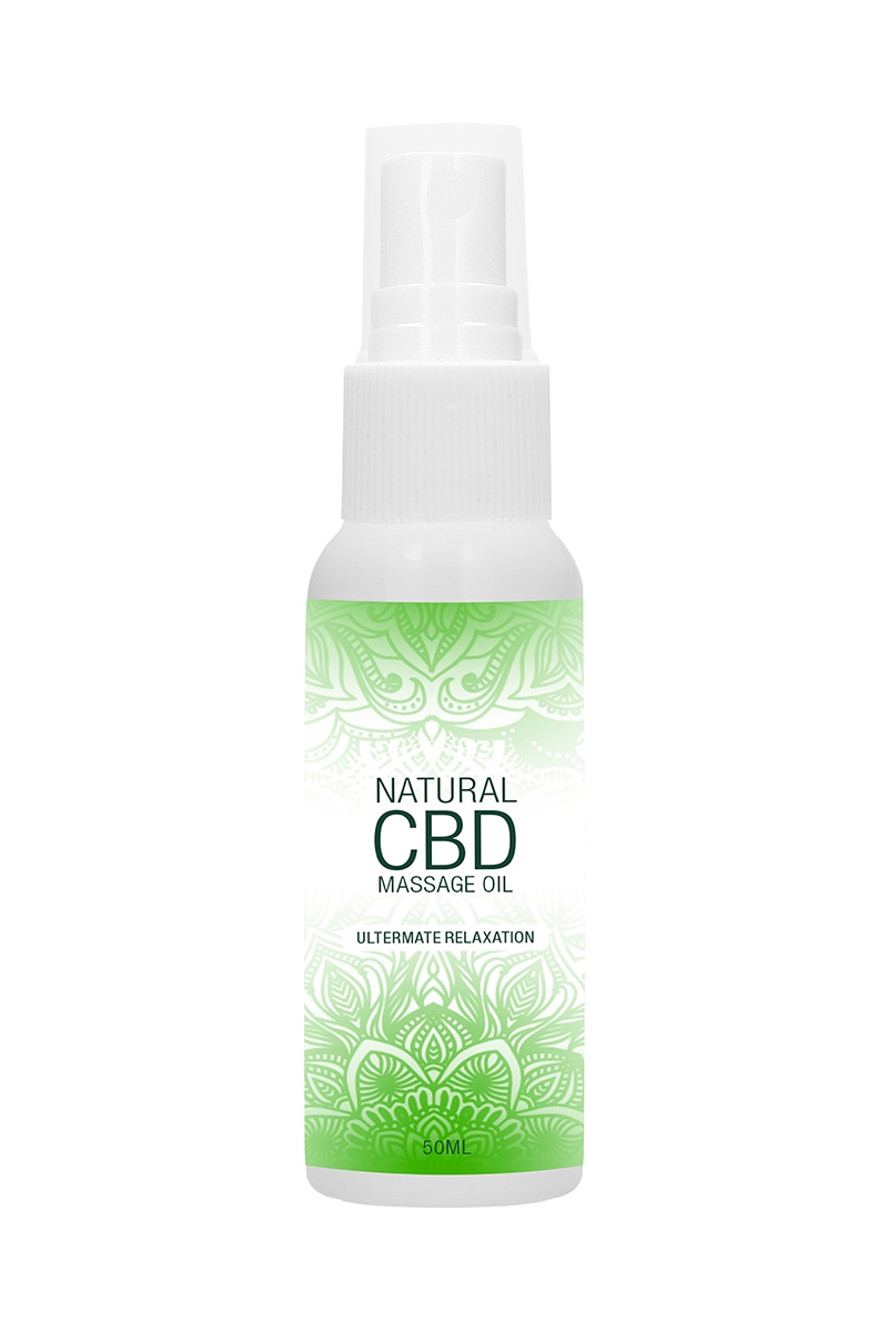 Flacon huile de massage au CBD de Natural CBD, à base dingrédients naturels - oohmygod