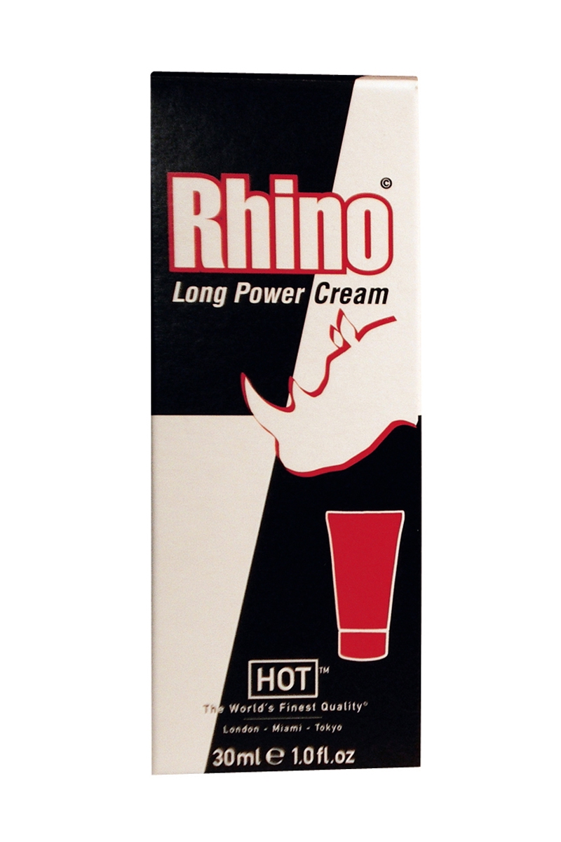 Crème retardante Rhino Long Power Cream pour éviter léjaculation précoce, flacon de 30ml