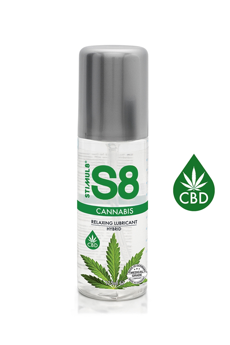 Lubrifiant Cannabis Hybride à base de silicone et d\'eau - S8