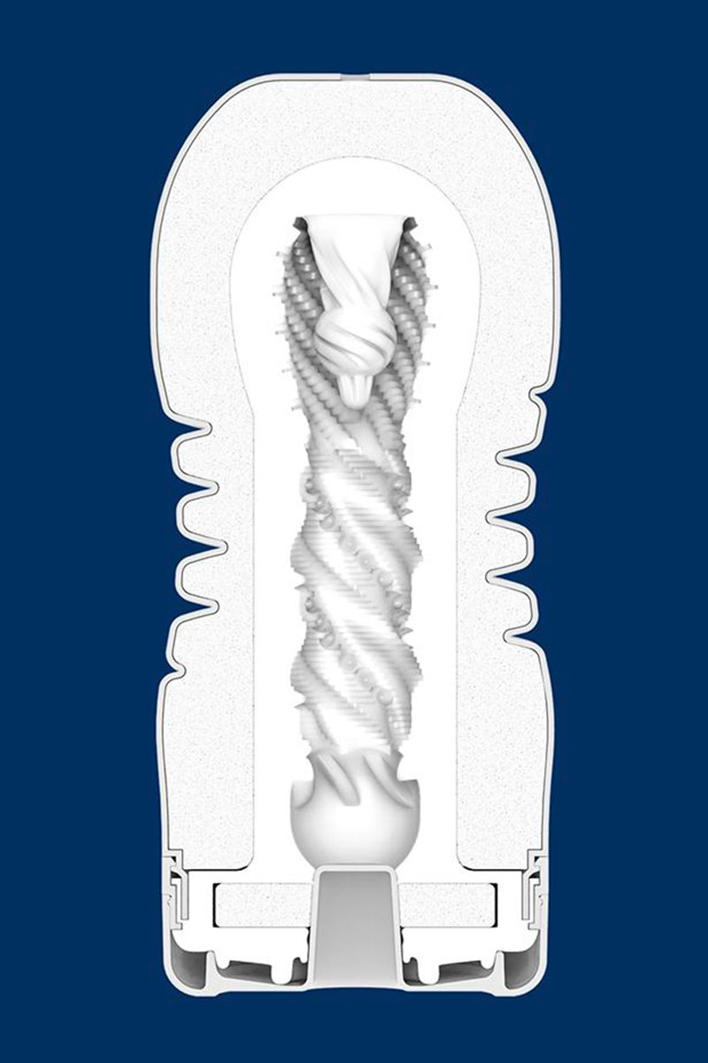 Stricture interne du sextoy Tenga, Masturbateur spécial sensation 360° Premium Rolling Head Cup