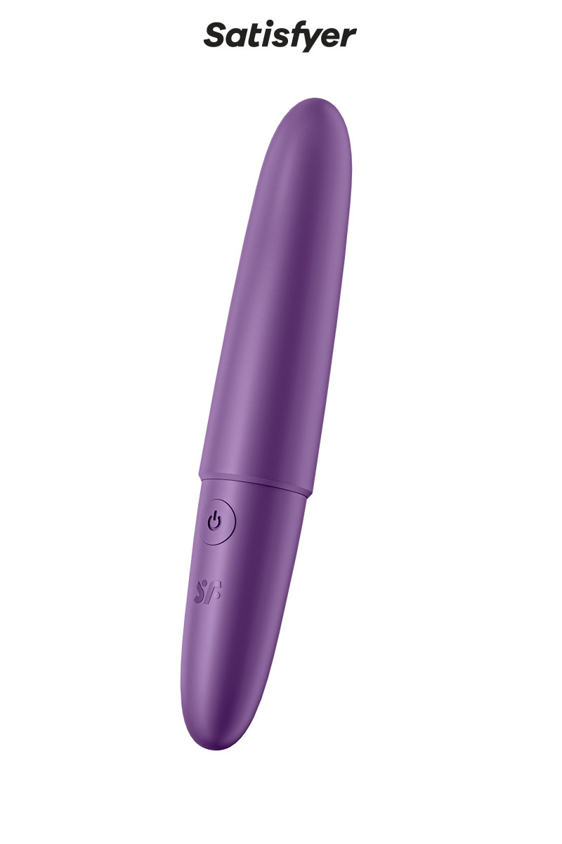Stimulateur type Bullet en forme d'ogive de la marque Satisfyer, dédié à la stimulation du clitoris - oohmygod
