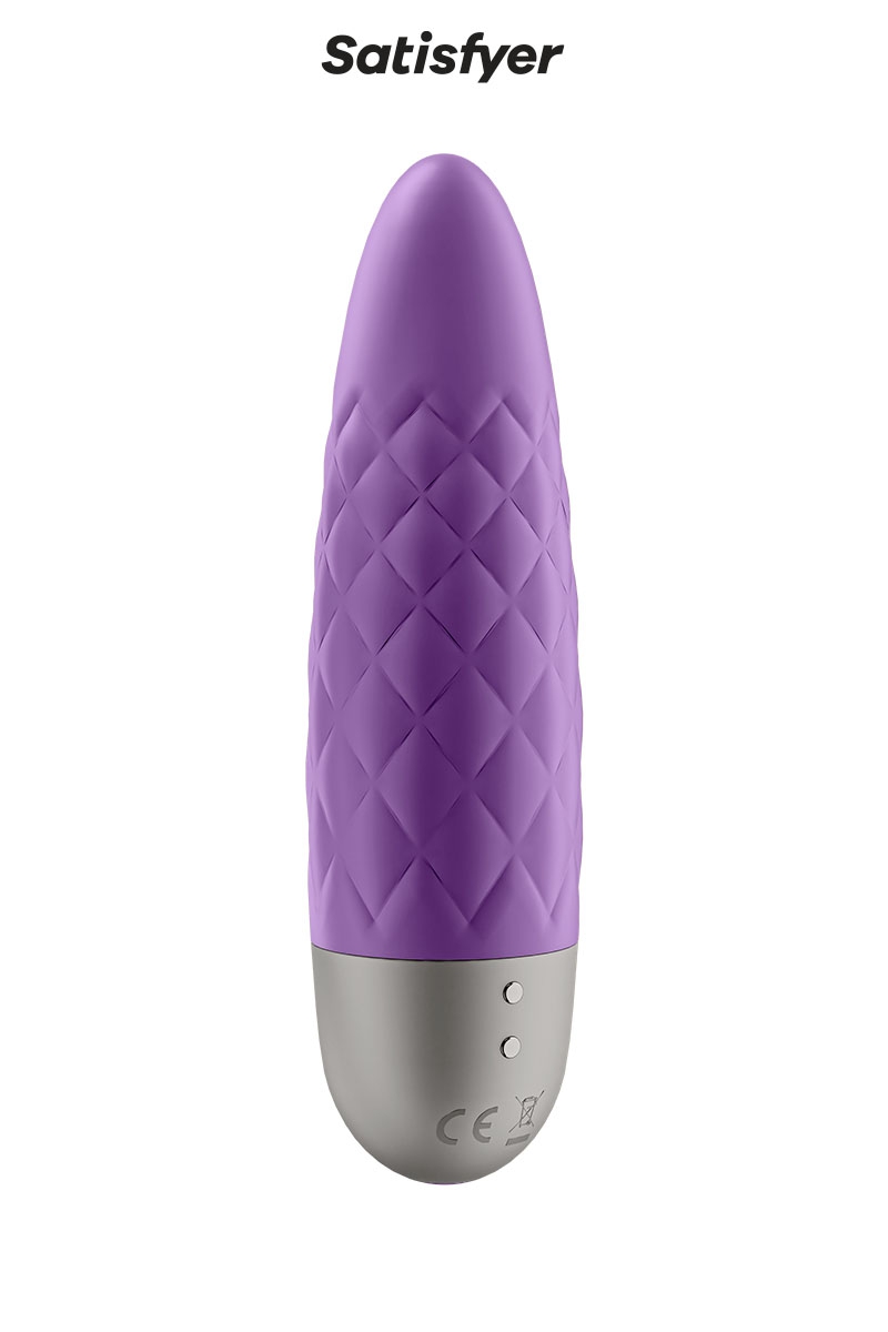 Mini stimulateur violet Ultra Power Bullet 4 de la marque Satisfyer, pour la stimulation du clitoris et des zones intimes externes - oohmygod