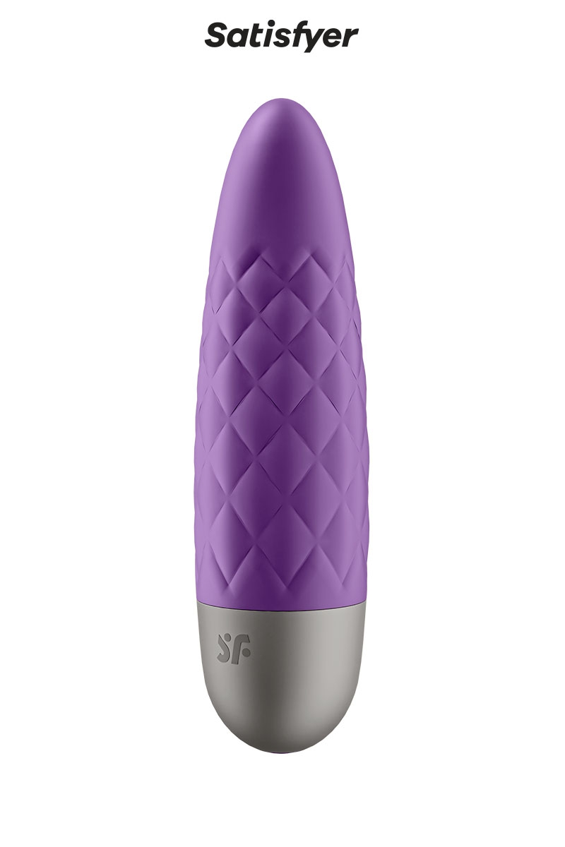 Mini sextoy Ultra Power Bullet 5 violet de chez Satisfyer - oohmygod