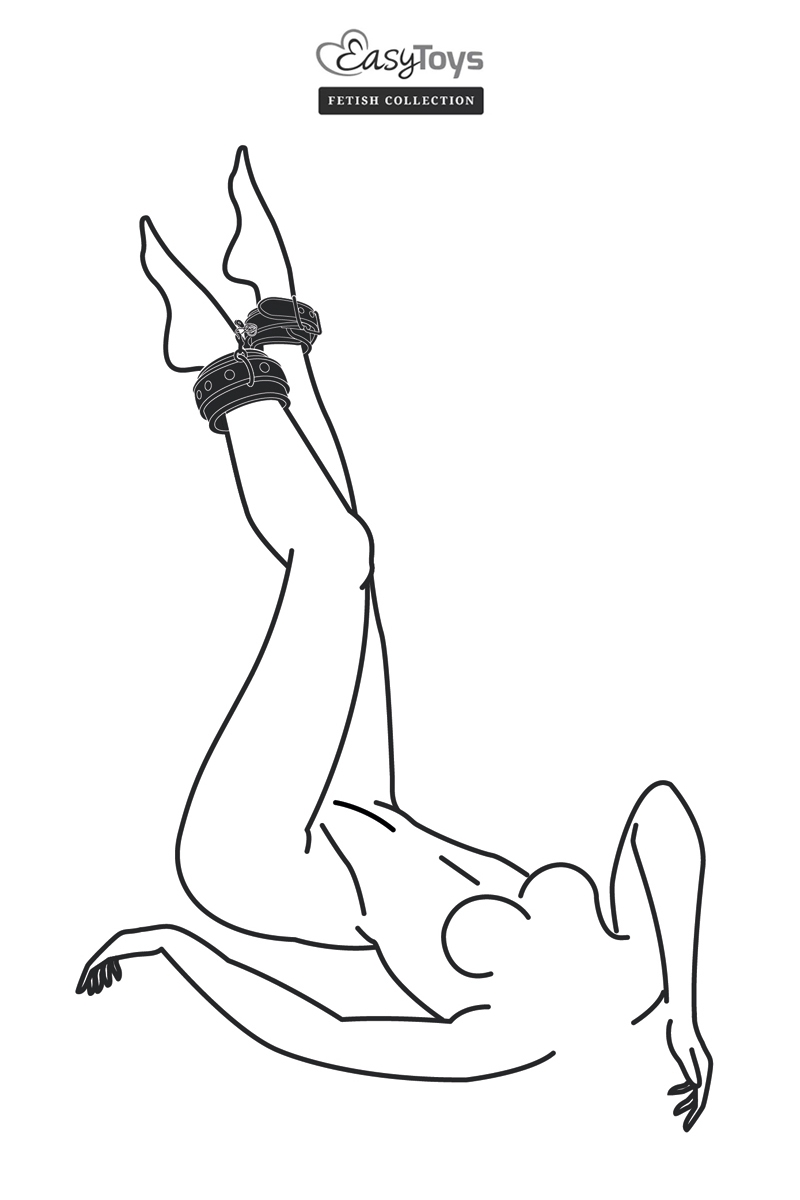 Schéma de démonstration des Menottes de cheville Ankle Cuffs