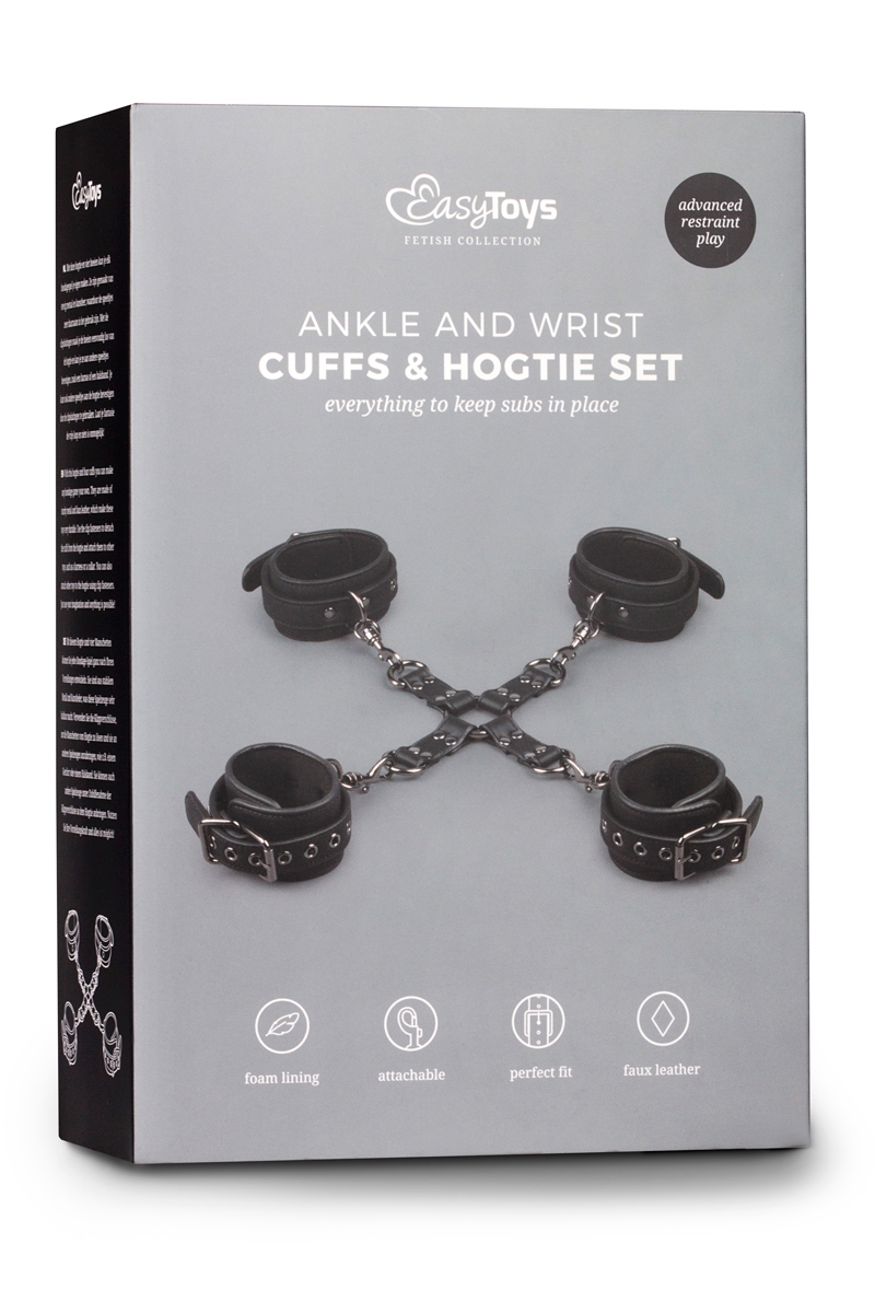 Boite du Kit dattaches croix Hogtie Easytoys Fetish Collection