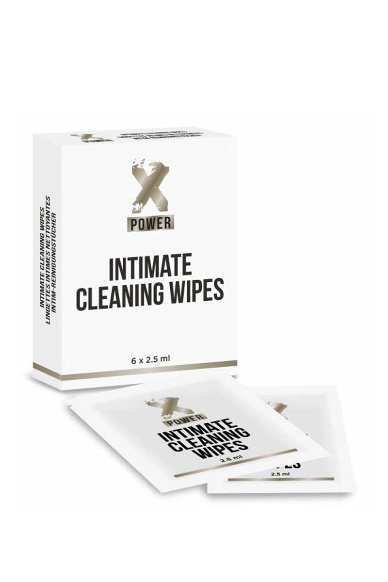 Lingettes intimes au format de individuel de la marque XPower, lingettes unisexes - oohmygod