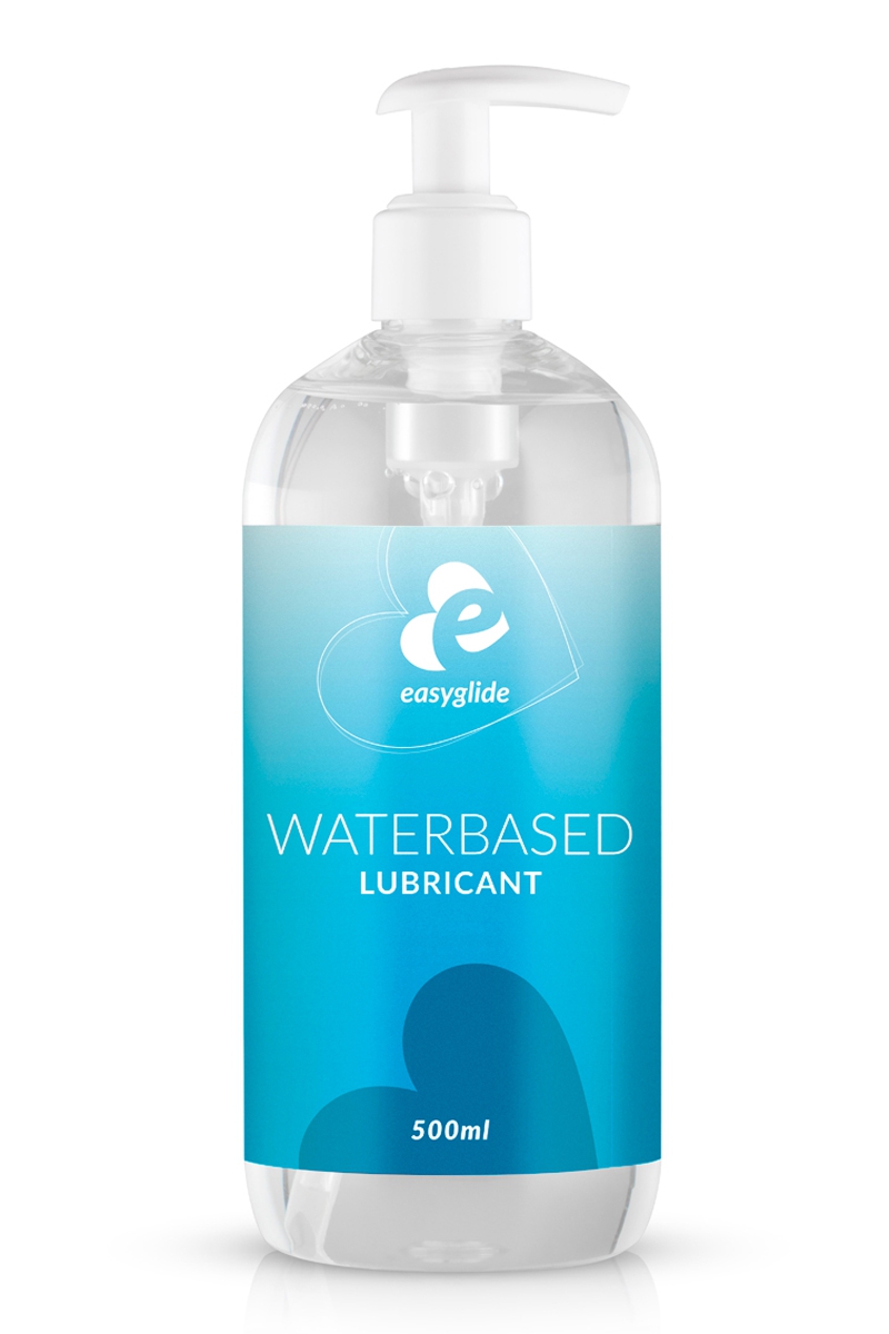 Gel lubrifiant haute lubrification et hydratant de la marque EasyGlide, Lubrifiant à base d'eau grand format (500ml)