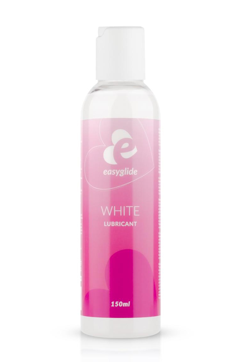Lubrifiant White à base d'eau de la marque EasyGlide, texture et aspect sperme hyper hydratante, 150ml - oohmygod