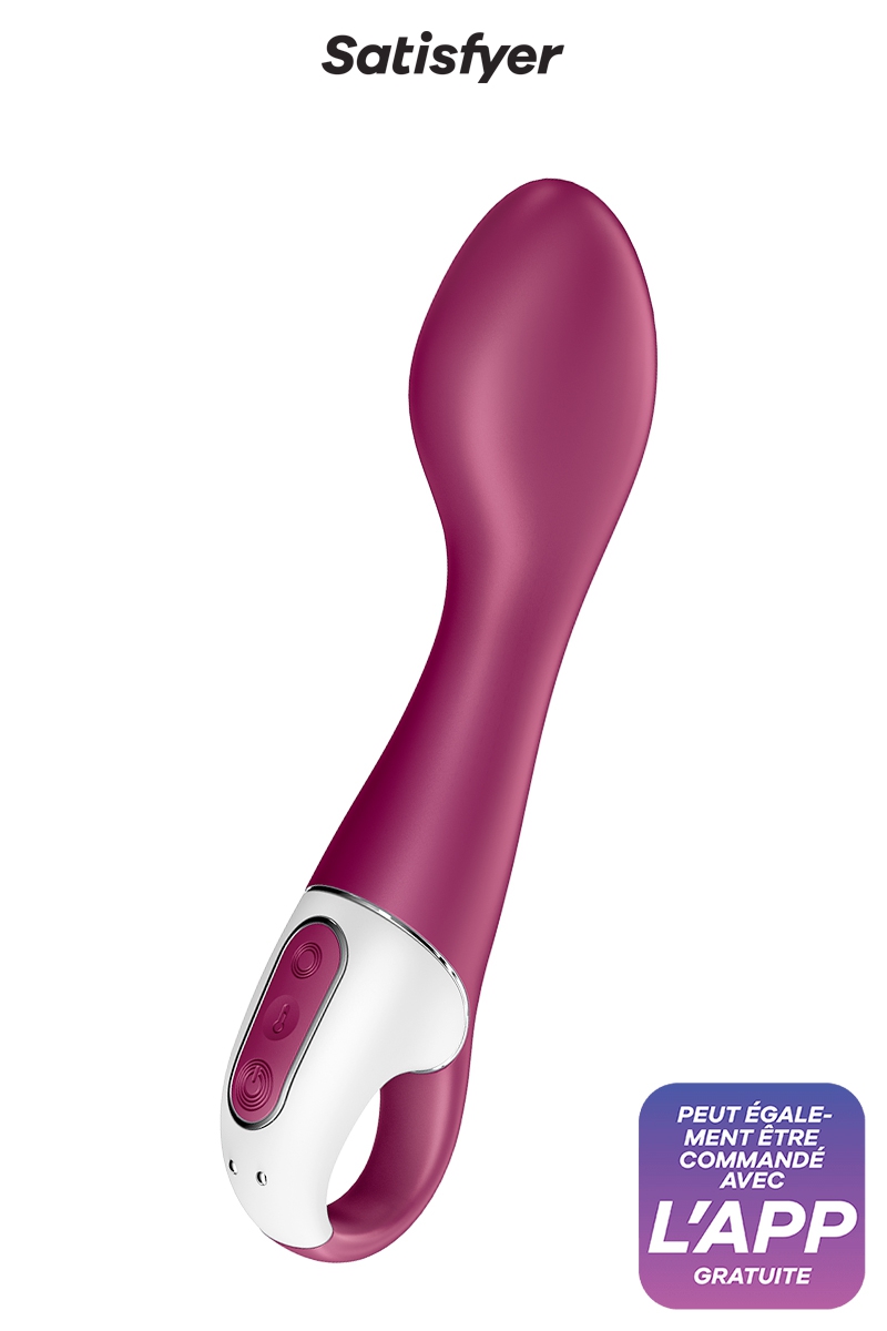 Vibromasseur connecté et chauffant spécial point G Hot spot - Satisfyer