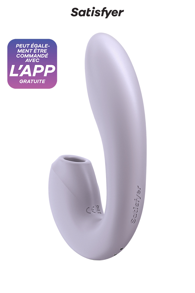 Double-stimulateur-connecté-Sunray-Lilas-plaisir-clitoridien-et-vaginal-cendu-chez-oohmygod