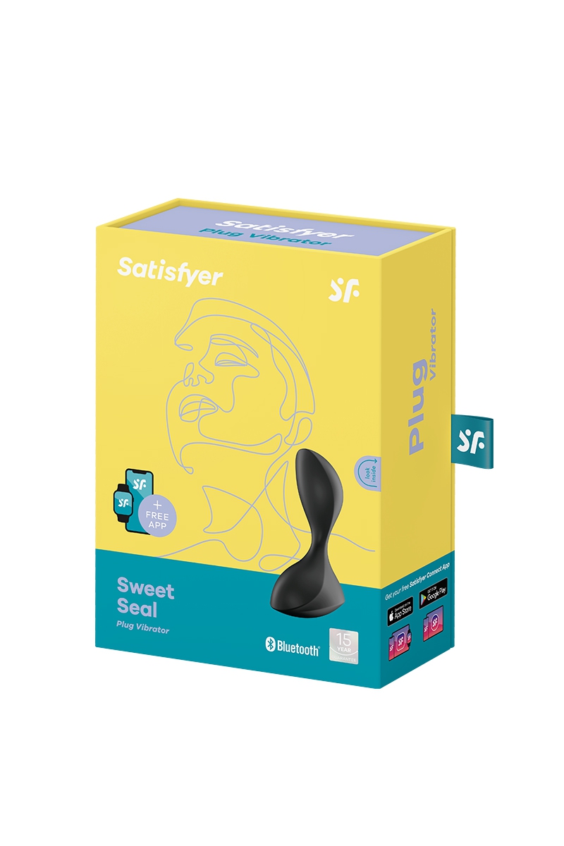 Boite-emballage-Plug-anal-vibrant-connecté-Sweet-Seal-noir-satisfyer-controlable-via-application-satisfyer-connect-ooh-my-god